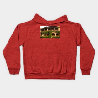 Building in Torri del Benaco, North East Italy Kids Hoodie